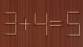 Move Only One Stick To Make Equation Correct, Matchstick Puzzle✓ by Un'IQ'ue Logic  1,553 views 1 month ago 2 minutes, 52 seconds