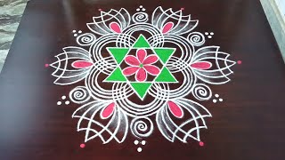 Ugadhi 2026 flower muggulu designs/Tuesday padikolam/Simple&Easy rangoli designs/Lathakolam