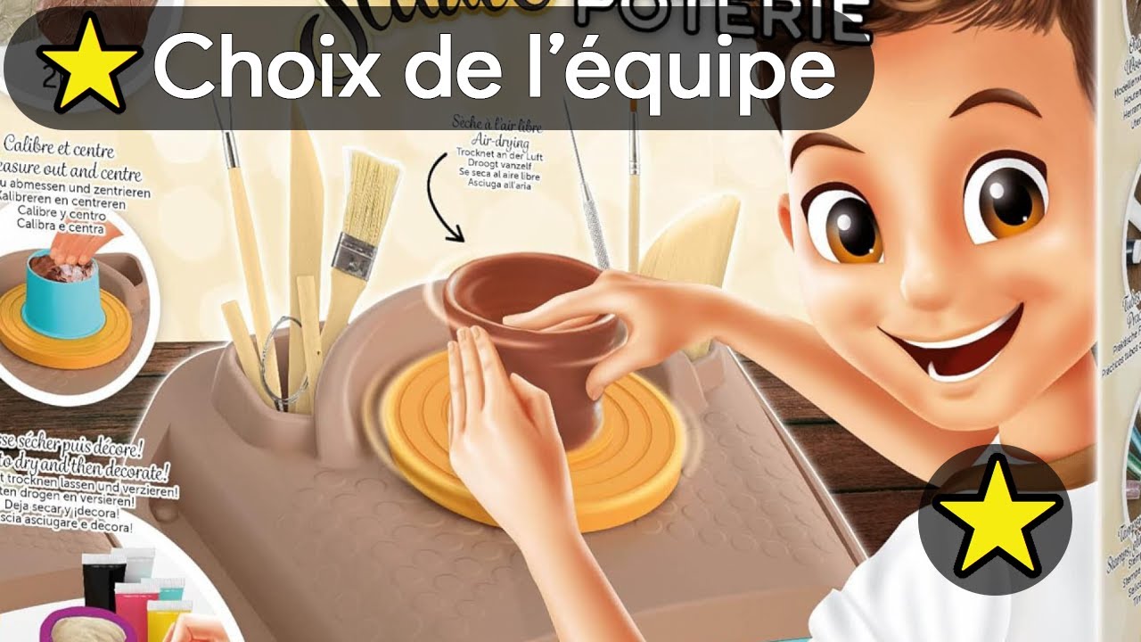 🏆 TOP 3 MEILLEUR KIT DE POTERIE POUR ENFANT 2025 🔥