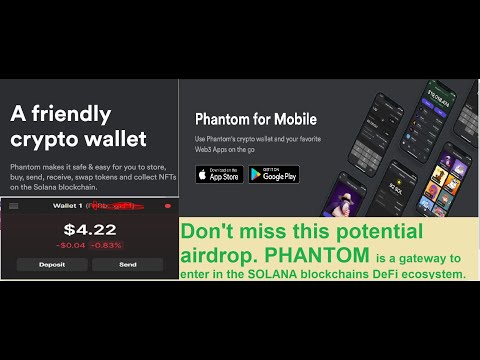 PHANTOM wallet. An opportunity for a big AIRDROP Gateway to enter in Solana's DeFi ecosystem.