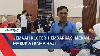 Group 1 Pilgrims from Medan Embarkation Enter Hajj Dormitory screenshot 4