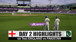 Babar Azam Century - Day 2- 1st Test - England vs Pakistan - Cricket 19 Match HD Highlights  2020