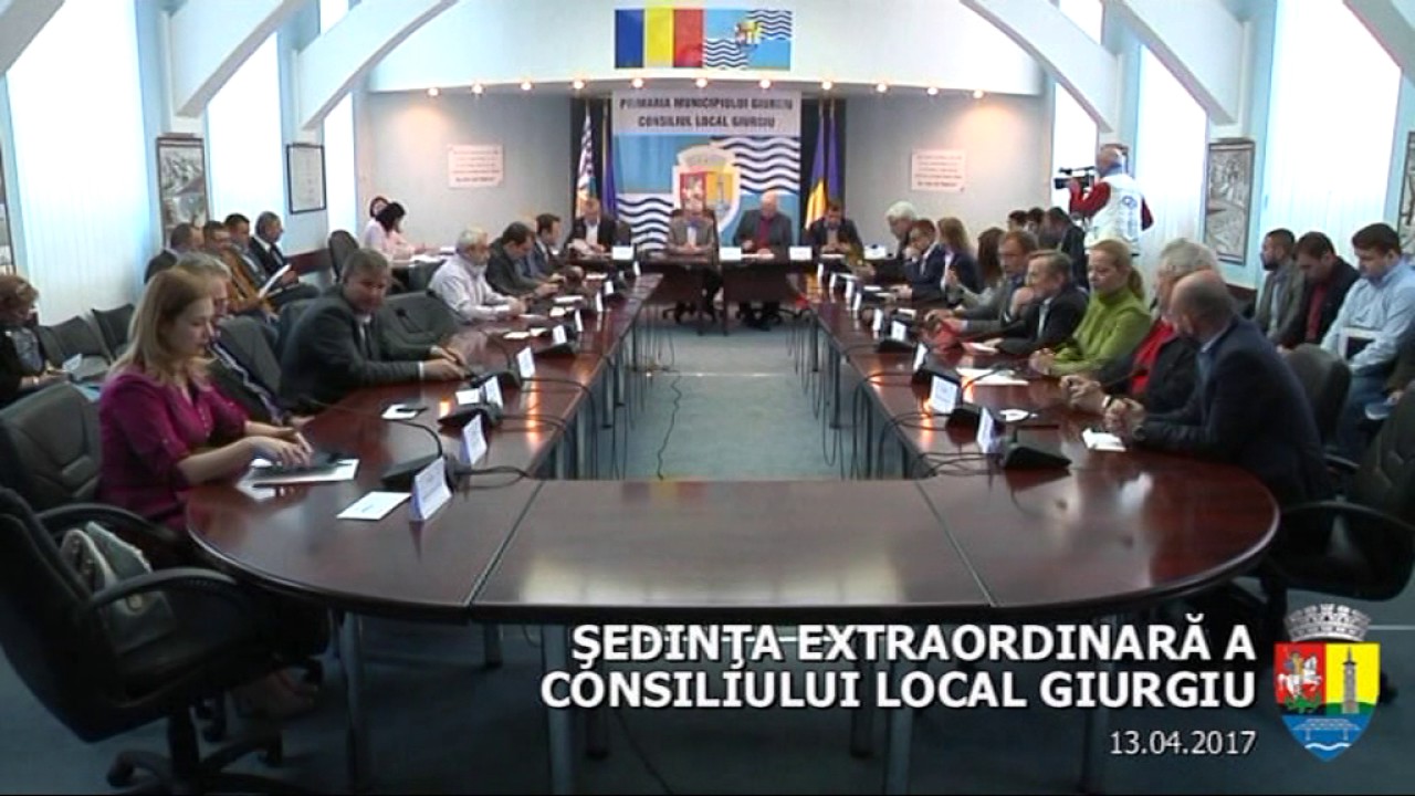 SEDINTA EXTRAORDINARA A CONSILIULUI LOCAL GIURGIU 13/04/2017 realitatea tv emisiuni