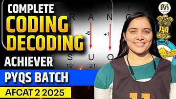Coding Decoding for AFCAT 2 2025 | AFCAT Reasoning PYQs & Tricks