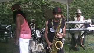 Terrence W playing Swing Easy by the Skatalites on sax with - The Vintage 1 Band