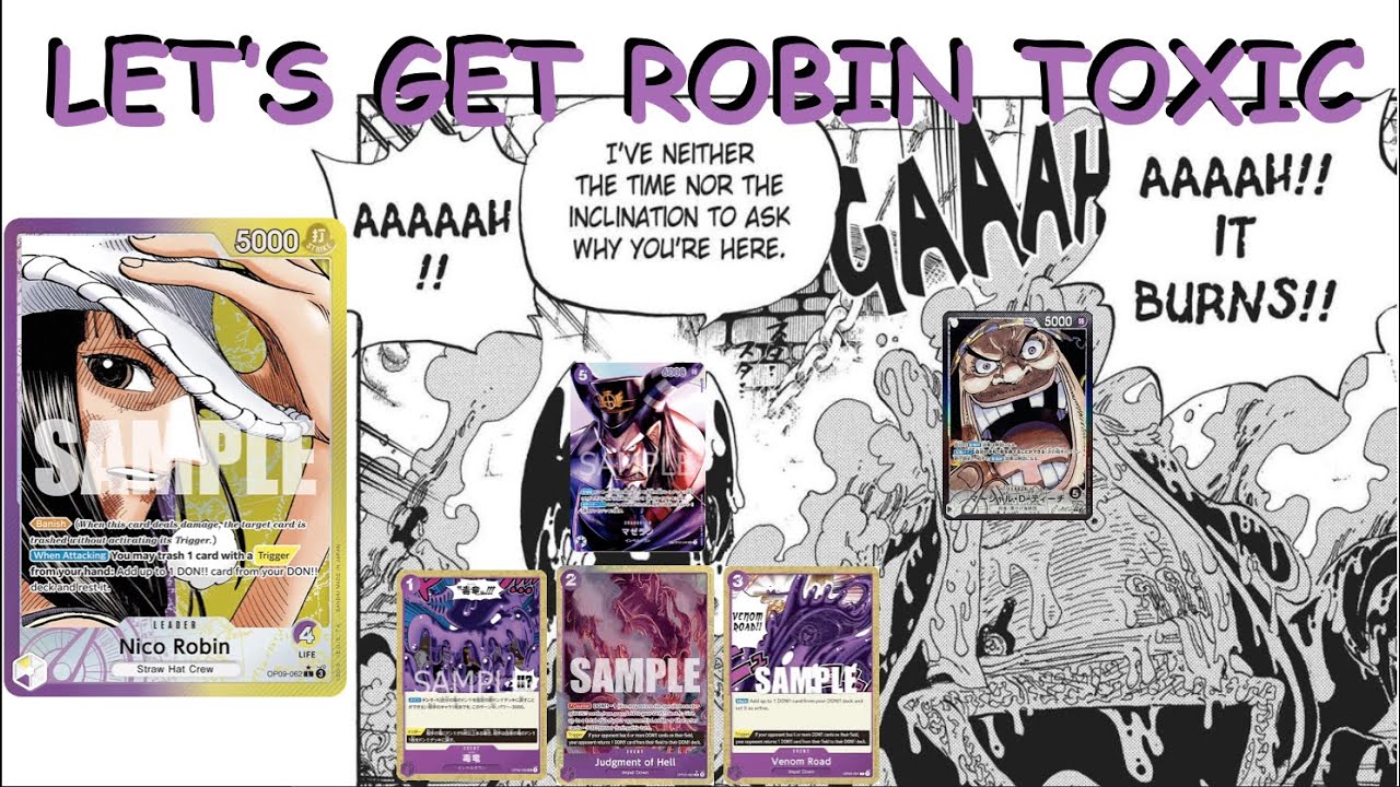 [OPCG] Let's get Robin TOXIC! | Nico Robin VS Blackbeard Teach & BP ...