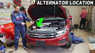 VW TIGUAN ALTERNATOR LOCATION. WHERE IS THE ALTERNATOR VOLKSWAGEN TIGUAN