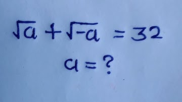 Brazil |Math Olympiad problum |square root simplification |Find value of a #shortsfeed #matholympaid