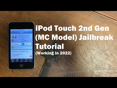 iPod Touch 2nd Gen (8GB MC Model) Jailbreak Tutorial (Working in 2023)