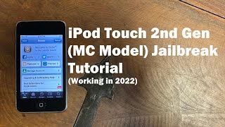 iPod Touch 2nd Gen (8GB MC Model) Jailbreak Tutorial (Working in 2024) screenshot 5