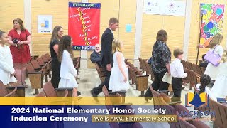 Wells APAC 2024 National Elementary Honor Society Induction Ceremony