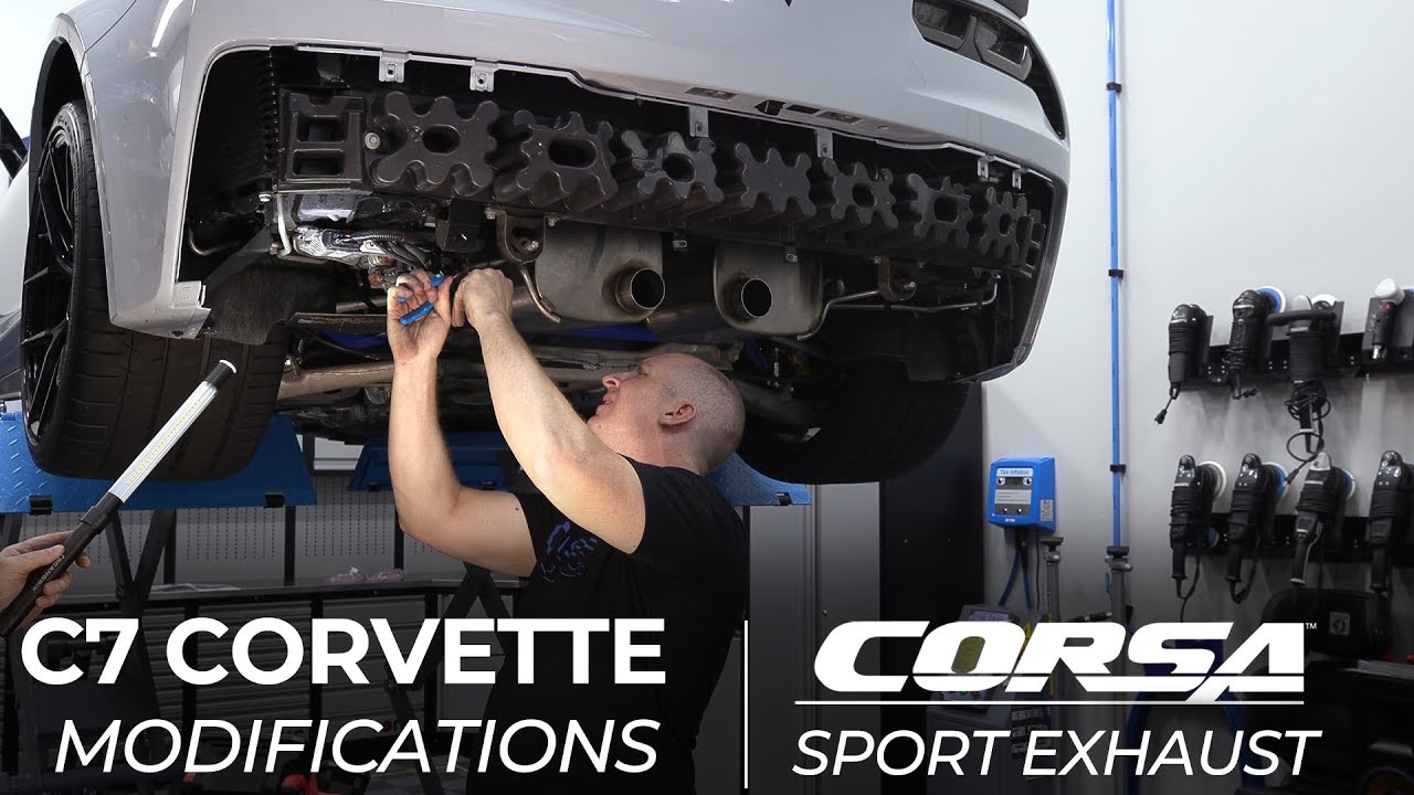 C7 Corvette Modifications Corsa Performance Sport Exhaust YouTube