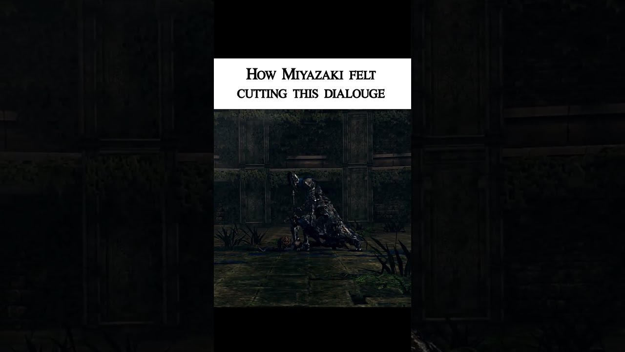 The Artorias Cut Dialogue Is INSANE Fromsoftware Eldenring Metal Gaming Bloodborne Darksouls