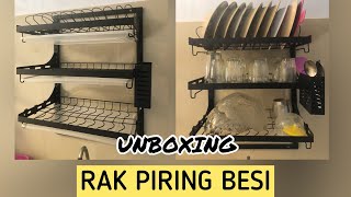 HANGING DISH RACK || MAKES YOUR KITCHEN SPACE LOOK SPACIOUS. TIME FOR MY OLD DISH RACK TO RETIRE
