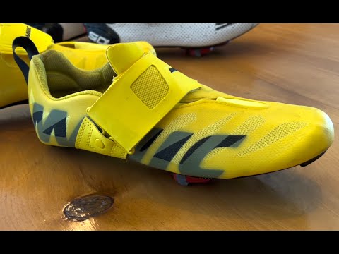Mavic Cosmic SL Triathlon cycling shoe - YouTube