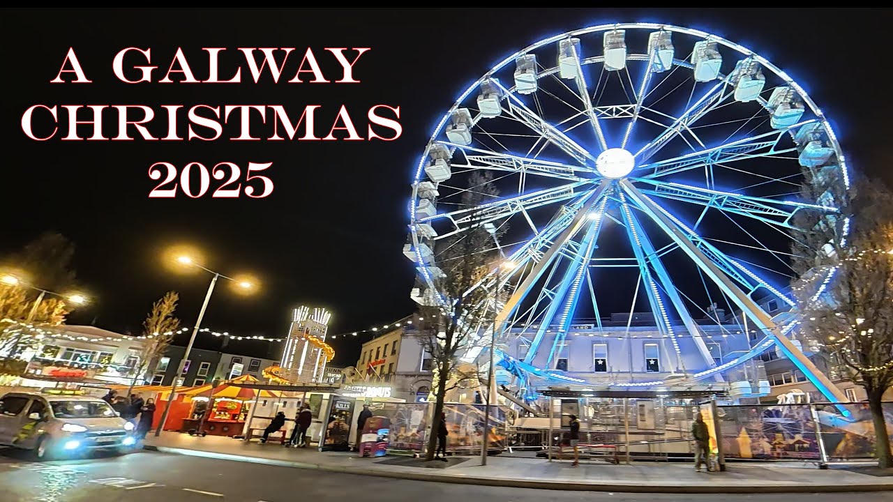 Christmas 2025 in Galway - Exploring the Christmas Lights in Salthill, Claddagh and City Centre