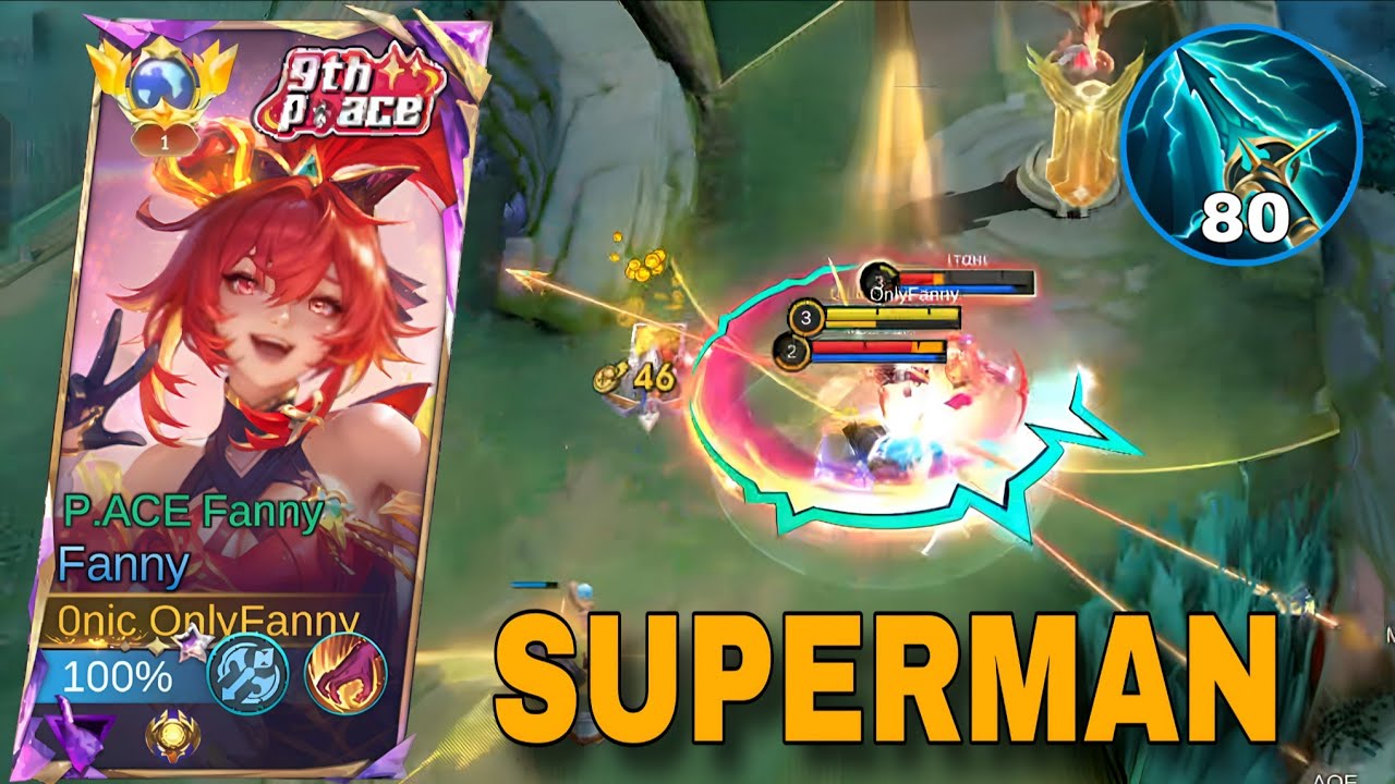 Fanny Become A Superman | Duo Rank Hard Mode gameplay | Global player build tutorial 