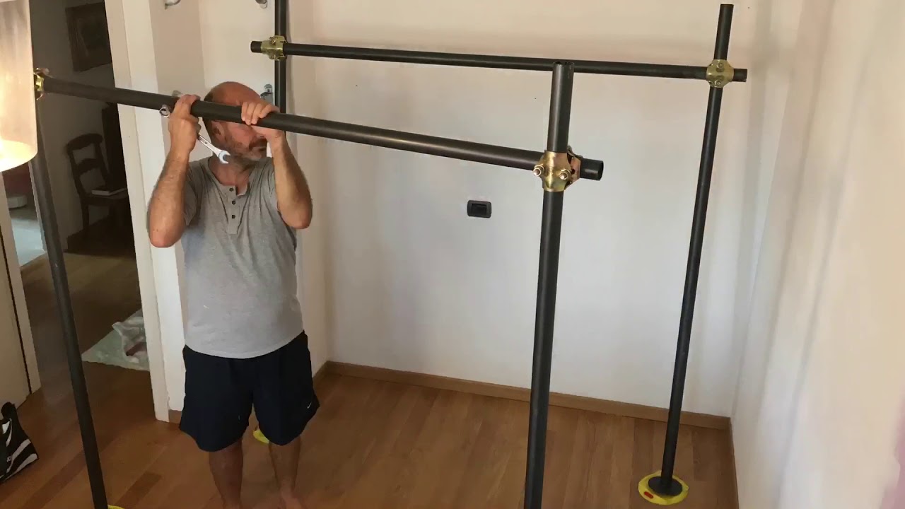 Soppalco/letto con tubi #bricoman youtube Costruire soppalco garage