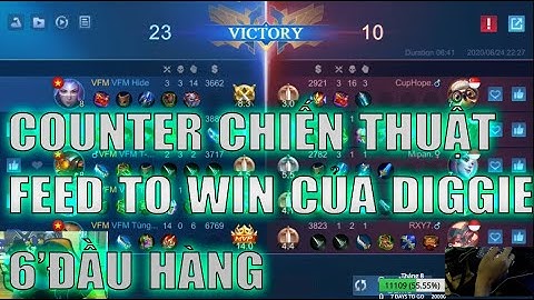 Cách counter chiến thuật FEED TO WIN của Diggie
