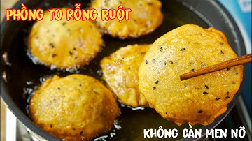 BÁNH KHOAI CHIÊN NƯỚC CỐT DỪA béo ngon giòn xốp cực đơn giản