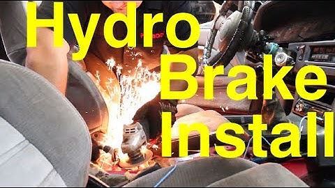 How to Install a Hydraulic handbrake | e-brake | 1jz Supra