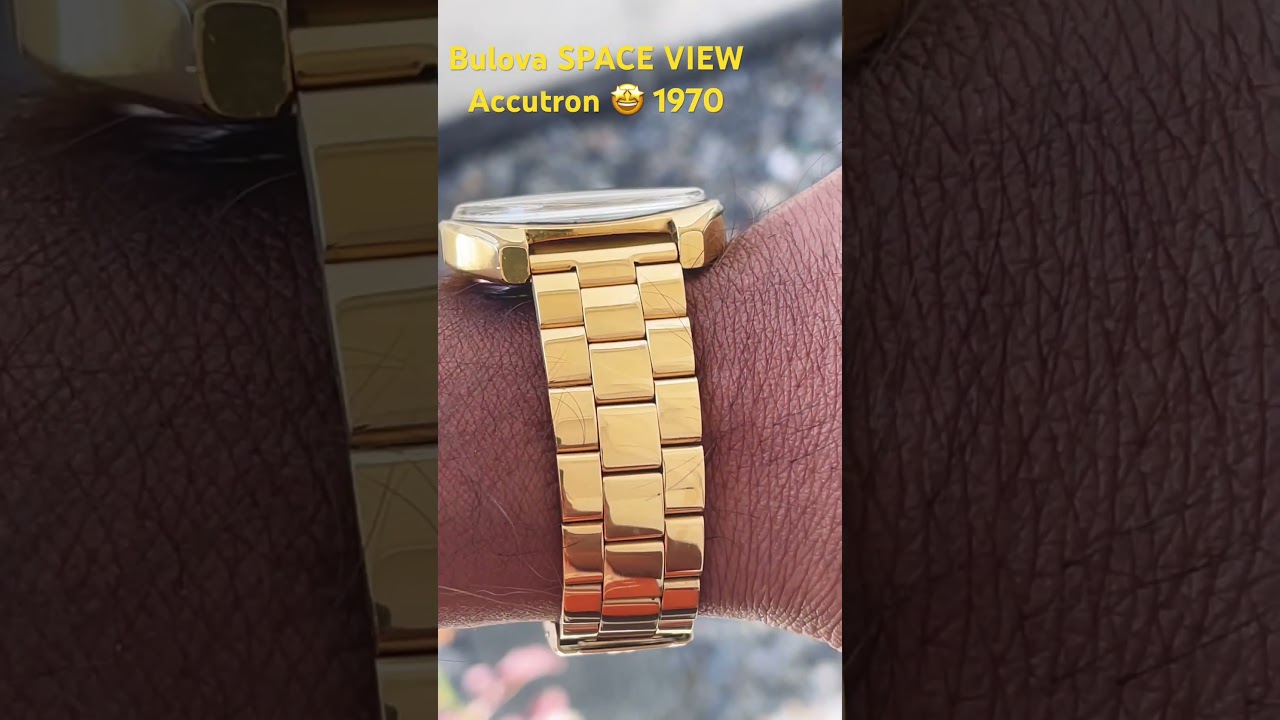 Amazing Vintage Bulova SPACE VIEW Accutron Tuning Fork 