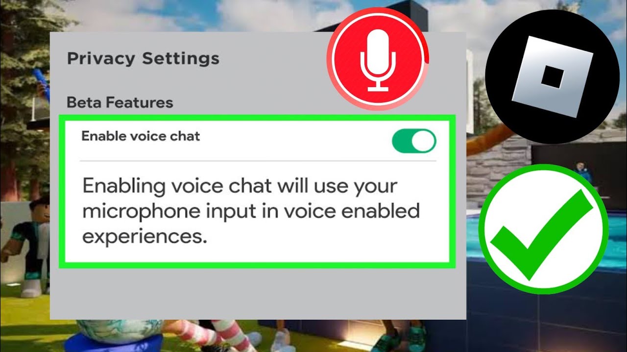 "Roblox Voice Chat Guide (2025) | Roblox တွင် အသံစကားပြောနည်းကို ...