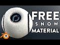FREE Snow Material | Blender | Pixel Insane