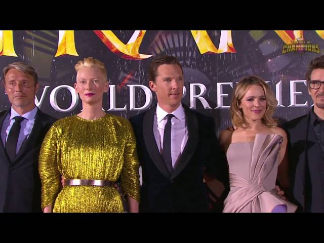 The Cast Of Marvel'S Doctor Strange Unite At The Red Carpet Premiere -  Youtube