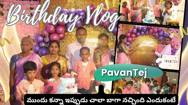 PavanTej birthday ఇప్పుడు చాలా బాగా నచ్చింది@NamPartyCelebrations⁩#birthday #family#friends#vlog