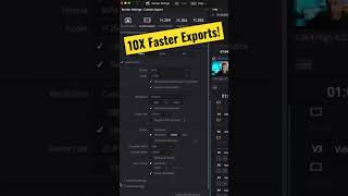 Do This For 10x Faster Exports in DaVinci Resolve !