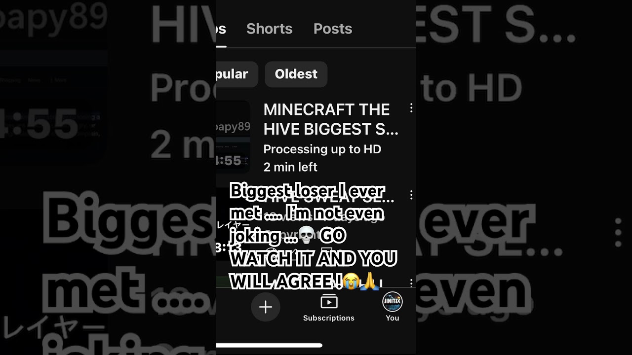 BIGGEST SORE LOSER I EVER MET! 