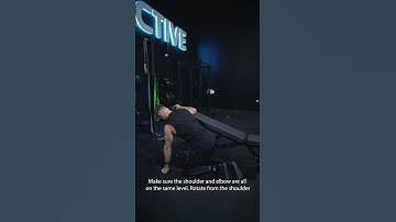 Incline Bench Shoulder External Rotation