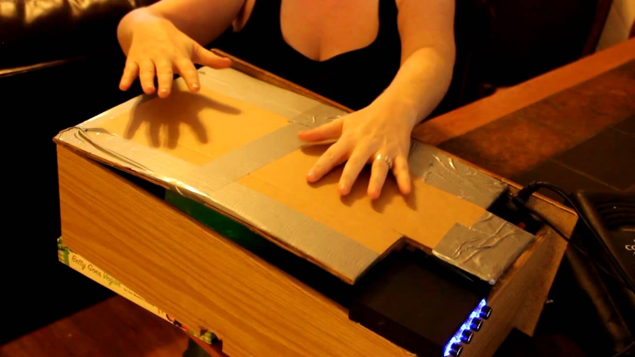 haunted house laser vortex halloween prop diy youtube