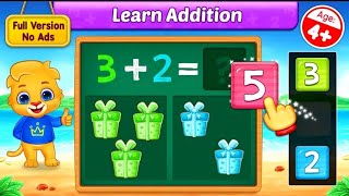 Addition Quiz for kindergarten, preschoolers, Grade 1 -Math Kids Adding Quiz Game 1to 10 numbers screenshot 2