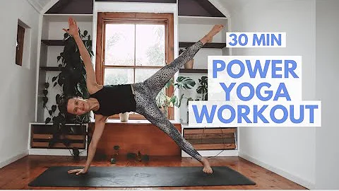 30 MIN FULL BODY POWER YOGA WORKOUT | Strengthen +  Tone