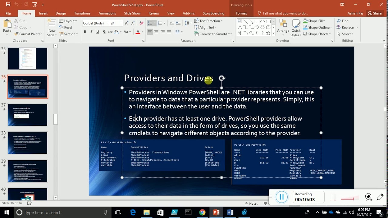 11 providers drives and common parameters in powershell youtube