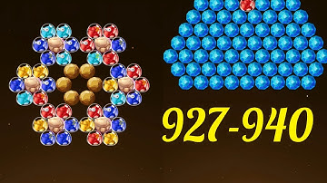 Level 927-940//Primitive bubble shooter game