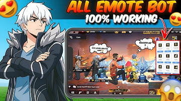 Free Fire Emote Bot🤖 100% Working🤩 100 Level Emote & All Rare Emote🔥