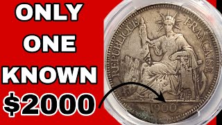1900-A Indo-Chine Française Piastre de Commerce Coin! A Silver trade Coin Worth Huge Money