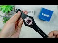 Casio babyg standard digital pink dial black resin
