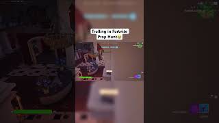 Trolling in Fortnite Prop Hunt!!! #fake #fortnite #prophunt #funny #trolling #fortniteprophunt #fail screenshot 3