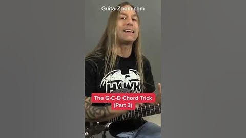 The G C D Chord Trick - Part 3 | Steve Stine Guitar Tutorial | #shorts