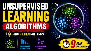 🚨 Can AI Learn Without Answers? | Unsupervised Learning Algorithms Explained #ai