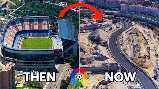 Demolished La Liga Stadiums Then and Now