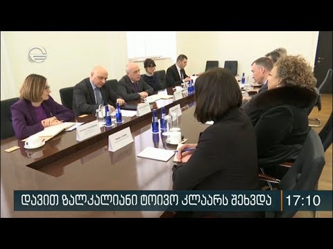დავით ზალკალიანი ტოივო კლაარს შეხვდა