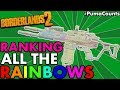 BORDERLANDS 2: RANKING ALL New RAINBOW/EFFERVESCENT Weapons from Commander Lilith DLC #PumaCounts