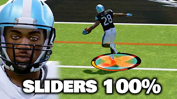 Madden, but all sliders are 100%