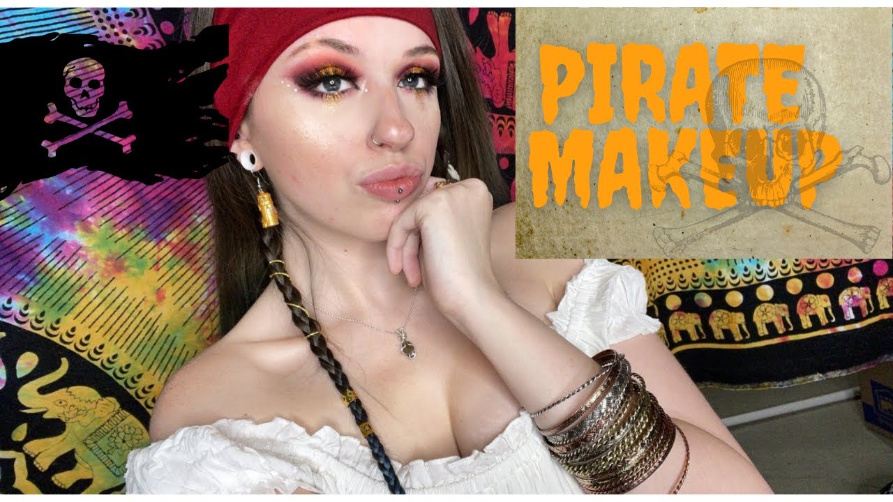 Glam Pirate Makeup! Halloween!