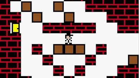 Block Dude Level 14 in TI83+ version